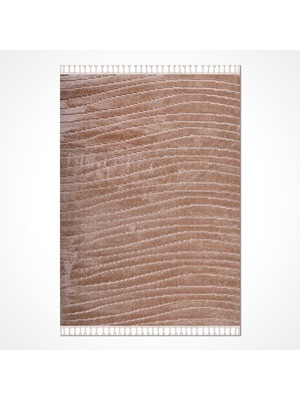 Kahverengi Modern Etnik Desenli Hav Vermeyen Leke Tutmayan Kolay Temizlenen Yumuşak Makine Salon Yolluk Mutfak Halı