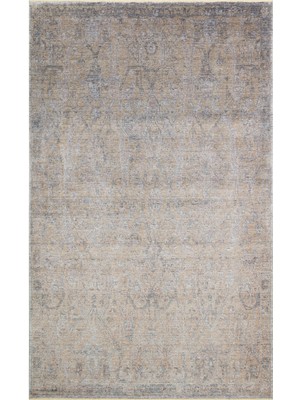 Richmond Modern Bej Tensel Dikdörtgen Modern Desenli Akrilik Hav Vermeyen Leke Tutmayan Kolay Temizlenen Yumuşak Makine Salon Yolluk Mutfak Halı