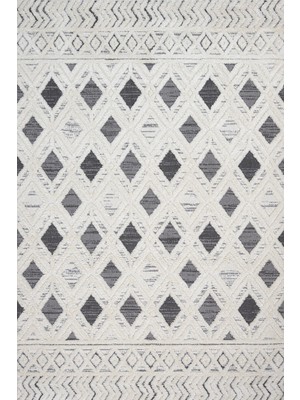 Hali.Net 80x150 cm Gri Serisonu Pamuk Yıkanabilir Etnik Halı | Mutfak Balkon Salon Halısı | Leke Tutmaz Hipoalerjenik Çabuk Kuru | CREA_SERİSONU-SN2