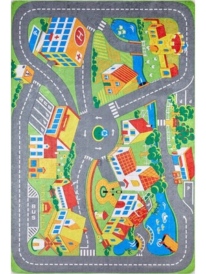 Hali.Net 140x200 cm Gri Hlnc Dijital Baskı Etnik Patchwork Halı | Yatak Odası Çocuk Odası Salon Halısı | Hav Vermez Hipoalerjenik | HALN-HLNC012