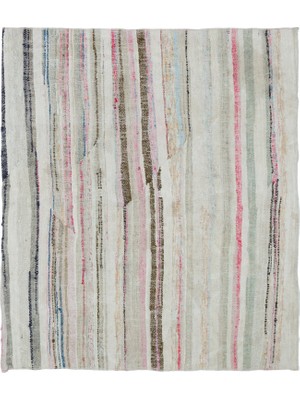 Hali.Net 155x130 cm Bej Teselya Anadolu Yün Halı | Yatak Odası Çocuk Odası Salon Halısı | Doğal Yün El Yapımı El Dokuma Hav Vermez | UNİQUE-32558