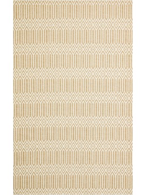 Karlsdorf Bej Geometrik Etnik Modern Desenli Akrilik Hav Vermeyen Leke Tutmayan Kolay Temizlenen Yumuşak Makine Salon Yolluk Mutfak Halı