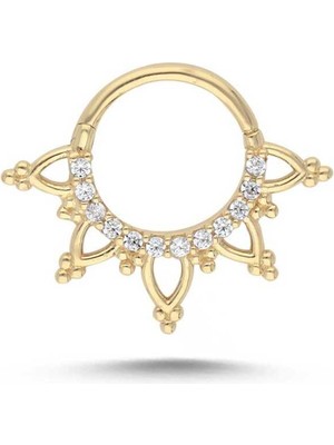 Yarımtur Taç Helix Piercing