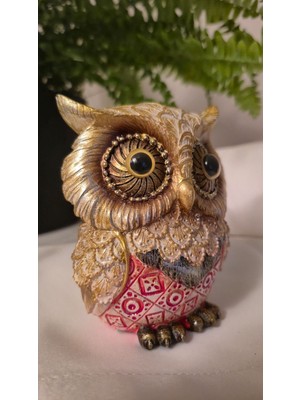 Baykuş Polyester Dekoratif Obje ve Biblo