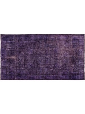 Mor Eskitme Yün Modern Desenli Yün Hav Toz Vermez Leke Tutmayan Salon Yolluk Mutfak El Dokuma Halı
