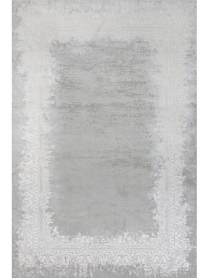 Hali.Net 80x150 cm Gri Yıkanabilir Halı | Salon Mutfak Halısı | Leke Tutmaz Hipoalerjenik | GM_ESİLİVA-13888G