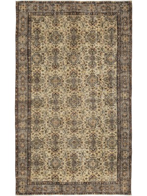 Atina Turkuaz Eskitme Yün Modern Desenli Yün Hav Toz Vermez Leke Tutmayan Salon Yolluk Mutfak El Dokuma Halı