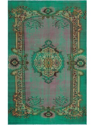 Atina Sarı Eskitme Yün Modern Desenli Yün Hav Toz Vermez Leke Tutmayan Salon Yolluk Mutfak El Dokuma Halı