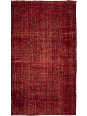 Atina Kahverengi Eskitme Yün Modern Desenli Yün Hav Toz Vermez Leke Tutmayan Salon Yolluk Mutfak El Dokuma Halı