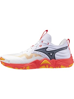 Mizuno Wave Momentum Elite Unisex Voleybol Ayakkabısı Beyaz Hafif ve Esnek Taban ile Üst Düzey Konfor