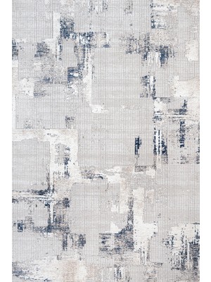  Modern Gri Pamuk Dikdörtgen Modern Desenli Pamuk Makinada Yıkanabilir Hav Toz Vermez Leke Tutmayan Kaymaz Taban Dijital Makine Baskı Salon Yolluk Mutfak Halı