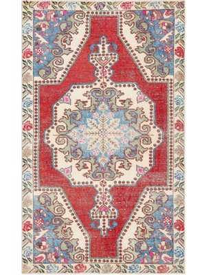 Bespoky 131x221 cm Bej Klasik Yün Halı | Yatak Odası Çocuk Odası Salon Halısı | %100 Doğal Yün El Yapımı El Dokuma | UNİQUE-35677