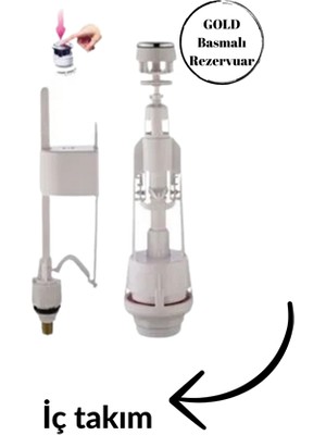 Gold Basmali Vitrifiyeli Rezervuar Iç Takımı –