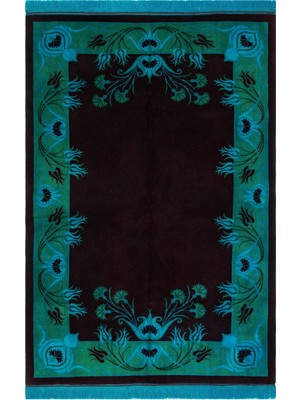 Girit Bej Çizgili Yün Modern Desenli Yün Hav Toz Vermez Leke Tutmayan Salon Yolluk Mutfak El Dokuma Halı