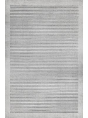 Gri Modern Etnik Desenli Pamuk Makinada Yıkanabilir Hav Toz Vermez Leke Tutmayan Kaymaz Taban Dijital Makine Baskı Salon Yolluk Mutfak Halı