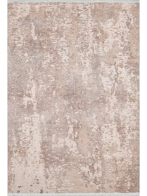 Hali.Net 120x300 cm Bej Kahverengi Modern Soyut Halı | Salon Yatak Odası Halısı | Hav Vermez Hipoalerjenik | HALN-HLN1629
