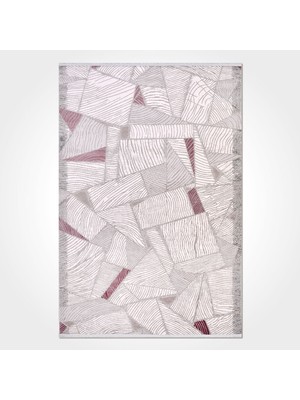 Bespoky 80x150 cm Bej Argilla Modern Etnik Yıkanabilir Halı | Mutfak Balkon Yatak Odası Halısı | Leke Tutmayan Kaymaz | ARGİLLA-15531K