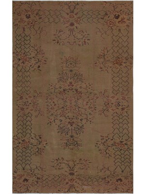 Girit Bej Çizgili Yün Modern Desenli Yün Hav Toz Vermez Leke Tutmayan Salon Yolluk Mutfak El Dokuma Halı