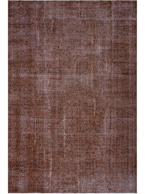 Vintage Sarı Göbekli Yün Modern Desenli Yün Hav Toz Vermez Leke Tutmayan Salon Yolluk Mutfak El Dokuma Halı