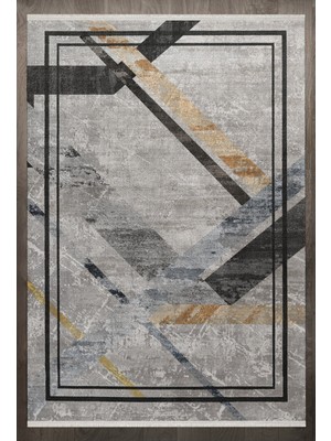 Hali.Net 140x200 cm Gri Barcelona Pamuk Yıkanabilir Modern Halı | Yatak Odası Çocuk Odası Salon Halısı | Leke Tutmaz Hipoalerjenik | F_BARCELONA-703