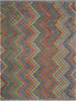 Atina Bej Eskitme Yün Modern Desenli Yün Hav Toz Vermez Leke Tutmayan Salon Yolluk Mutfak El Dokuma Halı