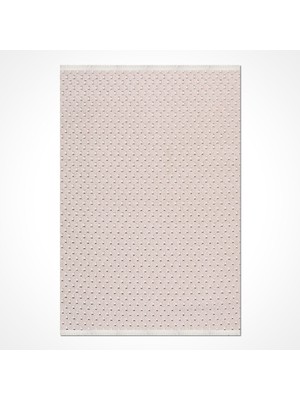 Bej Modern Etnik Desenli Hav Vermeyen Leke Tutmayan Kolay Temizlenen Yumuşak Makine Salon Yolluk Mutfak Halı