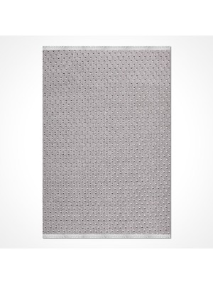 Hali.Net 80x150 cm Gri Rey Pamuk Yıkanabilir Klasik Halı | Mutfak Balkon Yatak Odası Halısı | Leke Tutmaz Hipoalerjenik | REY-1860AK