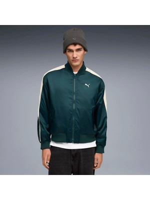 Puma Erkek Yeşil Puma T7 Bomber Jacket Yeşil Erkek Ceket
