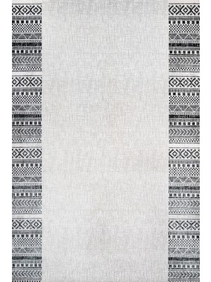 Hali.Net 140x200 cm Gri Mercan Pamuk Yıkanabilir Etnik Halı | Yatak Odası Çocuk Odası Salon Halısı | Leke Tutmaz Hipoalerjenik Çabuk Kuru | CREA_MERCAN-17128K