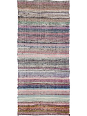 Hali.Net 152x345 cm Kahverengi Atina Anadolu Yün Halı | Salon Yatak Odası Halısı | Doğal Yün El Yapımı El Dokuma Hav Vermez | UNİQUE-32059