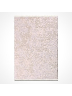 Hali.Net 120x120 cm Bej Açık Pembe Doku Modern Soyut Yıkanabilir Halı | Yatak Odası Çocuk Odası Halısı | Leke Tutmaz Hipoalerjenik | BELLO-1242AK
