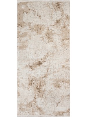 Hali.Net 80x150 cm Kahverengi Halı | Salon Mutfak Halısı | Hav Vermez Leke Tutmaz | MARVEL-MV008B