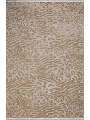 Sunbeam Kahverengi Geometrik Etnik Modern Desenli Hav Vermeyen Leke Tutmayan Kolay Temizlenen Yumuşak Makine Salon Yolluk Mutfak Halı