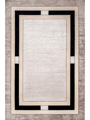 Bespoky 80x150 cm Bej Artemis Modern Klasik Yıkanabilir Halı | Mutfak Balkon Yatak Odası Halısı | Leke Tutmayan Kaymaz | ARTEMİS_ARİANA-6300E