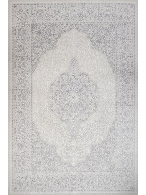 Bespoky 80x150 cm Bej Artemis Klasik Yıkanabilir Halı | Mutfak Balkon Yatak Odası Halısı | Leke Tutmayan Kaymaz | ARTEMİS_DREAM-09705D