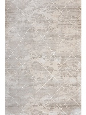 Hali.Net 80x150 cm Bej Etnik Lüks Zen Mikrofiber Halı | Mutfak Balkon Salon Halısı | Hav Vermez Leke Tutmaz Çabuk Kuru | LXS_ZEN-1060B