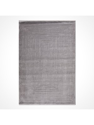  Modern Gri Viskon Dikdörtgen Modern Desenli Akrilik Hav Vermeyen Leke Tutmayan Kolay Temizlenen Yumuşak Makine Salon Yolluk Mutfak Halı