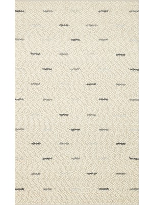 Amazon Modern Antrasit Yün Dikdörtgen El Dokuma