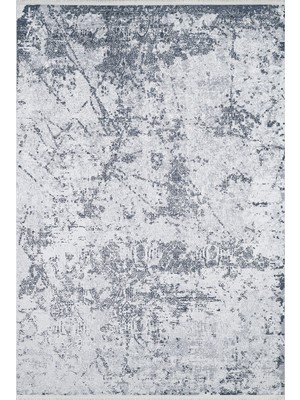Bespoky 120x300 cm Gri Modern Etnik Yıkanabilir Halı | Yatak Odası Geniş Salon Halısı | Leke Tutmayan Kaymaz | HALN-HLN1799