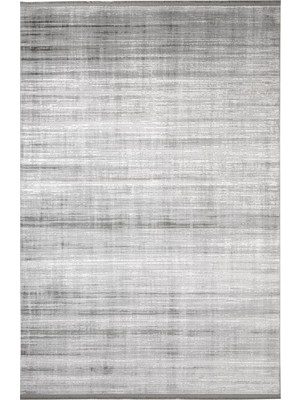 Bespoky 80x150 cm Gri Runner Modern Klasik Yıkanabilir Halı | Mutfak Balkon Yatak Odası Halısı | Leke Tutmayan Kaymaz | RUNNER-5008A