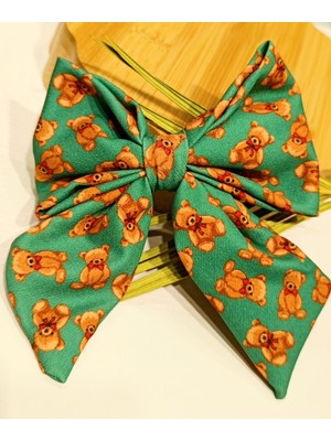 Monalisa Home Lüks Ayıcık Figürlü Fiyonk Klips Toka