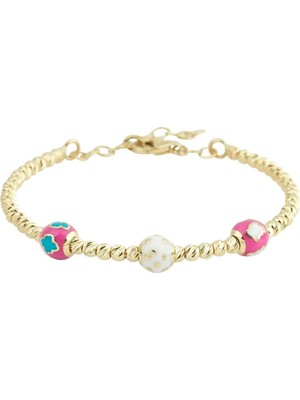 Dorikalı Renkli Figürlü Çocuk Kelepçesi