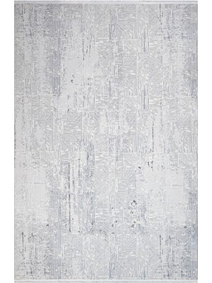 Bespoky 100x150 cm Bej Silver Modern Etnik Yıkanabilir Halı | Mutfak Balkon Yatak Odası Halısı | Leke Tutmayan Kaymaz | SİLVER-16550K