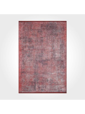Bespoky 80x150 cm Kırmızı Yıkanabilir Halı | Yatak Odası Mutfak Halısı | Leke Tutmayan, Kaymaz | LEKE TUTMAYAN KAYMAZ