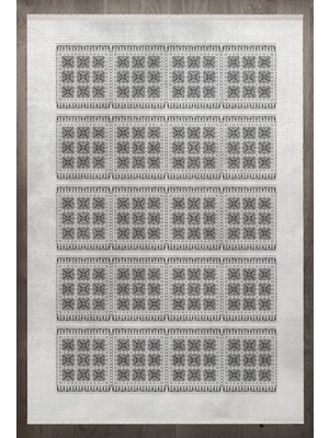 Bespoky 80x150 cm Gri Yıkanabilir Halı | Yatak Odası Mutfak Halısı | Leke Tutmayan, Kaymaz | F_VİENNA-409