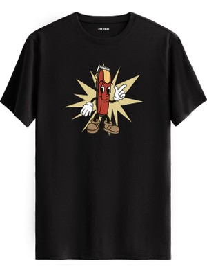 Berberlere Özel Retro Saç Tıraş Makinesi Karakter %100 Pamuk Premium Kumaş Tişört