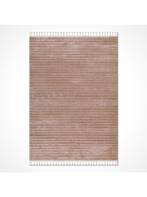 Bespoky 80x150 cm Kahverengi Koridor Halısı Yolluk | Kaymaz Taban | Makinede Yıkanabilir & Leke Tutmaz