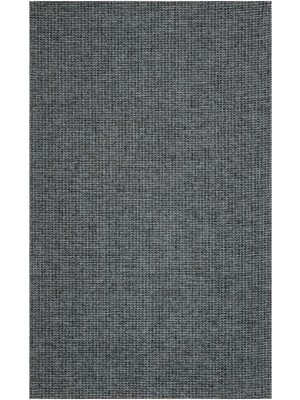 Bespoky 80x150 cm Antrasit Brooklyn Modern Yıkanabilir Halı | Mutfak Balkon Yatak Odası Halısı | Leke Tutmayan Kaymaz