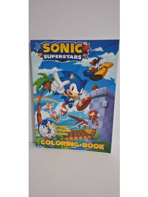 Mutlu Anılar Parti Evi Sonic Boyama Kitabı