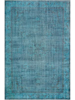 Vintage Gri Çerçeveli Yün Modern Desenli Yün Hav Toz Vermez Leke Tutmayan Salon Yolluk Mutfak El Dokuma Halı